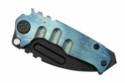 Medford Micro T, S45VN PVD Tanto Blade, Faced Flamed Galaxy Handle Pocket Knife -KNIVESANDTOOLS Sales MF 23 MT 01 06 medford