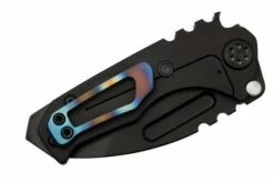 Medford Micro T, S45VN PVD Tanto Blade, Faced Flamed Galaxy Handle Pocket Knife -KNIVESANDTOOLS Sales MF 23 MT 01 07 medford