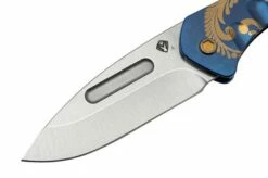 Medford Prae Slim, S45VN Tumbled Drop Point Blade, Blue Bronze Acanthus Handle Pocket Knife 11 Medford Prae Slim, S45VN Tumbled Drop Point Blade, Blue Bronze Acanthus Handle Pocket Knife -KNIVESANDTOOLS Sales MF 23 PS 02 03 medford