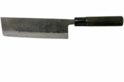 Munetoshi Nashiji Black Nakiri 16.5cm