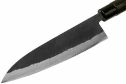 Munetoshi Nashiji Black Gyuto Chef's Knife 21 Cm -KNIVESANDTOOLS Sales MINB004 03 munetoshi