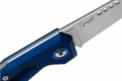 MKM Edge EG-ABL Blue Aluminum Pocket Knife, Graciut Design -KNIVESANDTOOLS Sales MMK EG ABL 06 mkm knives