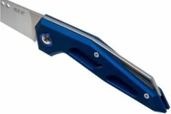 MKM Edge EG-ABL Blue Aluminum Pocket Knife, Graciut Design -KNIVESANDTOOLS Sales MMK EG ABL 07 mkm knives
