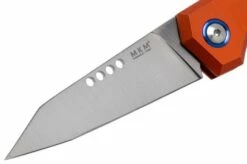 MKM Edge EG-AOR Orange Aluminum Pocket Knife, Graciut Design -KNIVESANDTOOLS Sales MMK EG AOR 03 mkm knives