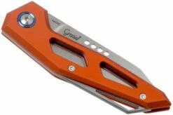 MKM Edge EG-AOR Orange Aluminum Pocket Knife, Graciut Design -KNIVESANDTOOLS Sales MMK EG AOR 04 mkm knives