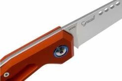 MKM Edge EG-AOR Orange Aluminum Pocket Knife, Graciut Design -KNIVESANDTOOLS Sales MMK EG AOR 06 mkm knives