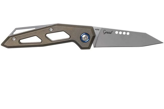 MKM Edge EG-TBR Bronze Stonewashed Titanium Pocket Knife, Graciut Design 4 MKM Edge EG-TBR Bronze Stonewashed Titanium Pocket Knife, Graciut Design - Image 2