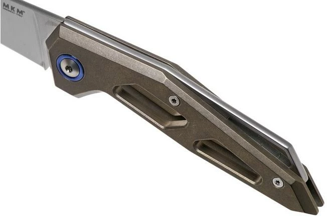 MKM Edge EG-TBR Bronze Stonewashed Titanium Pocket Knife, Graciut Design 9 MKM Edge EG-TBR Bronze Stonewashed Titanium Pocket Knife, Graciut Design - Image 7