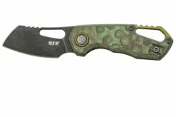 MKM Isonzo FX03-2CJD Cleaver Dark Stonewashed, Jungle Wear Carbon Fibre Pocket Knife, Jesper Voxnaes Design