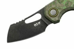 MKM Isonzo FX03-2CJD Cleaver Dark Stonewashed, Jungle Wear Carbon Fibre Pocket Knife, Jesper Voxnaes Design -KNIVESANDTOOLS Sales MMK FX03 2CJD 03 mkm