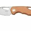 MKM Isonzo FX03-3CO Clip Point Stonewashed, Copper Pocket Knife, Jesper Voxnaes Design