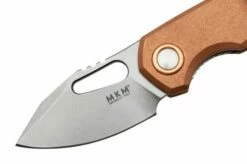 MKM Isonzo FX03-3CO Clip Point Stonewashed, Copper Pocket Knife, Jesper Voxnaes Design -KNIVESANDTOOLS Sales MMK FX03 3CO 03 mkm
