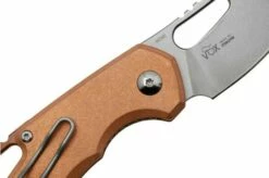 MKM Isonzo FX03-3CO Clip Point Stonewashed, Copper Pocket Knife, Jesper Voxnaes Design -KNIVESANDTOOLS Sales MMK FX03 3CO 05 mkm