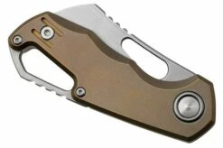 MKM Isonzo FX03M-2TBR, Cleaver Stonewashed Böhler M390 Bronze Titanium, Pocket Knife -KNIVESANDTOOLS Sales MMK FX03M 2TBR 06 mkm