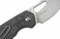 MKM Isonzo FX03M-3CM Clip Point Marble Carbon Fiber Pocket Knife, Jesper Voxnaes Design -KNIVESANDTOOLS Sales MMK FX03M 3CM 05 mkm