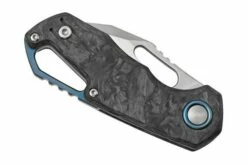 MKM Isonzo FX03M-3CM Clip Point Marble Carbon Fiber Pocket Knife, Jesper Voxnaes Design -KNIVESANDTOOLS Sales MMK FX03M 3CM 06 mkm
