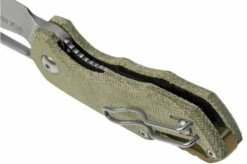 MKM Isonzo FX03M-3GC Clippoint M390, Green Canvas Micarta Pocket Knife, Jesper Voxnaes Design -KNIVESANDTOOLS Sales MMK FX03M 3GC 04 mkm