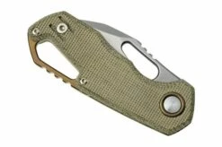 MKM Isonzo FX03M-3GC Clippoint M390, Green Canvas Micarta Pocket Knife, Jesper Voxnaes Design -KNIVESANDTOOLS Sales MMK FX03M 3GC 06 mkm