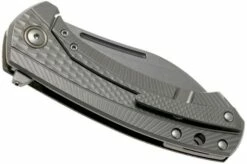 MKM Colvera LS02-GCT Titanium, Green Canvas Micarta Pocket Knife, Jesper Voxnaes Design -KNIVESANDTOOLS Sales MMK LS02 GCT 04 mkm knives