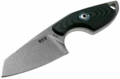 MKM Mikro 2 Wharncliffe, Stonewashed Black G10 Neck Knife, Jesper Voxnaes Design -KNIVESANDTOOLS Sales MMK MR02 GBK 03 mkm knives