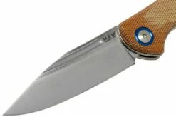 MKM Fara MY01-NC Natural Micarta Pocket Knife, Lucas Burnley Design -KNIVESANDTOOLS Sales MMK MY01 NC 03 mkm knives