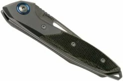 MKM Cellina MY02-GCT Titanium Bolsters, Green Canvas Micarta Pocket Knife, Lucas Burnley Design -KNIVESANDTOOLS Sales MMK MY02 GCT 04 mkm knives