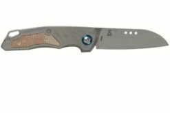 MKM Root RT-NCT Titanium Natural Canvas Micarta Pocket Knife, Jens Anso Design -KNIVESANDTOOLS Sales MMK RT NCT 02 mkm knives