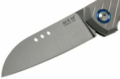 MKM Root RT-NCT Titanium Natural Canvas Micarta Pocket Knife, Jens Anso Design -KNIVESANDTOOLS Sales MMK RT NCT 03 mkm knives