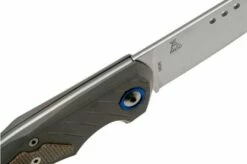 MKM Root RT-NCT Titanium Natural Canvas Micarta Pocket Knife, Jens Anso Design -KNIVESANDTOOLS Sales MMK RT NCT 06 mkm knives