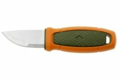 Morakniv Mora Eldris Hunting 14237 Green Orange, Neck Knife For Hunting, Includes Sheath And Belt Loop
