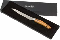 Nesmuk SOUL Slicer 16 Cm, Olive Wood, S3O1602012 -KNIVESANDTOOLS Sales NES3O1602012 07 nesmuk soul nes3o1602012 07