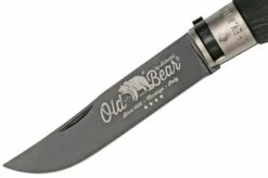 Old Bear Classical Total Black XL 9303-23-MNK Pocket Knife -KNIVESANDTOOLS Sales OB9303 23 MNK 03 oldbear