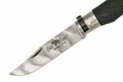 Old Bear Classical Black M, Damascus DS93X, 9305-19-MNK Pocket Knife -KNIVESANDTOOLS Sales OB9305 19 MNK 03 oldbear