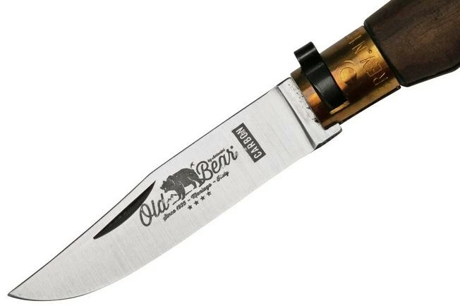 Old Bear Classical Walnut Carbon M, 9306-19-LN Pocket Knife 5 Old Bear Classical Walnut Carbon M, 9306-19-LN Pocket Knife - Image 3