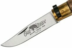 Old Bear Classical Carved Walnut S, 9307-17-LNI Pocket Knife 12 Old Bear Classical Carved Walnut S, 9307-17-LNI Pocket Knife -KNIVESANDTOOLS Sales OB9307 17 LNI 03 oldbear