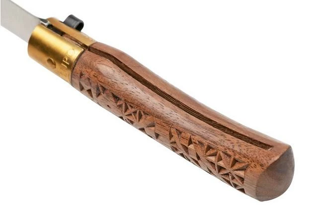 Old Bear Classical Carved Walnut S, 9307-17-LNI Pocket Knife 9 Old Bear Classical Carved Walnut S, 9307-17-LNI Pocket Knife - Image 7