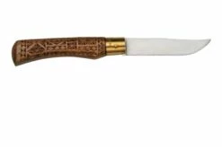 Old Bear Classical Carved Walnut XL, 9307-23-LNI Pocket Knife -KNIVESANDTOOLS Sales OB9307 23 LNI 02 oldbear
