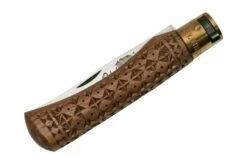 Old Bear Classical Carved Walnut XL, 9307-23-LNI Pocket Knife -KNIVESANDTOOLS Sales OB9307 23 LNI 04 oldbear