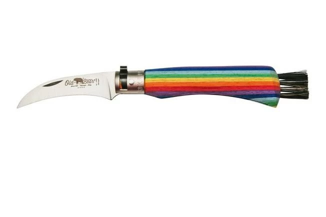 Old Bear Mushroom Rainbow M, 9387-19-MAK Mushroom Knife 3 Old Bear Mushroom Rainbow M, 9387-19-MAK Mushroom Knife
