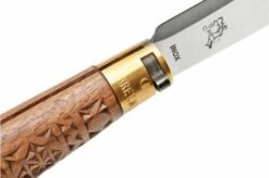 Old Bear Pruning Carved Walnut L, 9747-21-LNI Pruning Knife -KNIVESANDTOOLS Sales OB9747 21 LNI 06 oldbear