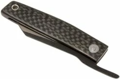 Ohta FK5 Higonokami-pocket Knife, Carbon Fiber -KNIVESANDTOOLS Sales OHTA OFF FK5 CF 04 ohta higonokami ohta off fk5 cf 04