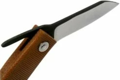 Ohta FK5 Higonokami-pocket Knife, Natural Canvas Micarta 15 Ohta FK5 Higonokami-pocket Knife, Natural Canvas Micarta -KNIVESANDTOOLS Sales OHTA OFF FK5 M N 06 ohta knives