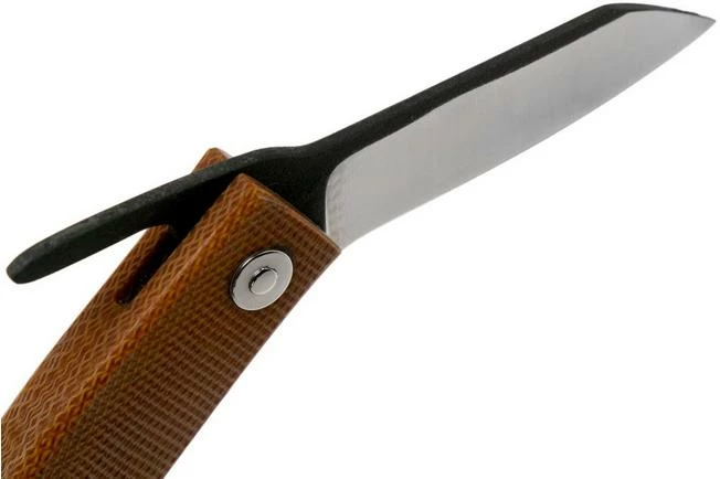 Ohta FK5 Higonokami-pocket Knife, Natural Canvas Micarta 8 Ohta FK5 Higonokami-pocket Knife, Natural Canvas Micarta - Image 6