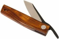 Ohta FK5 Higonokami-pocket Knife, Desert Ironwood -KNIVESANDTOOLS Sales OHTA OFF FK5 P 06 ohta higonokami ohta off fk5 p 06