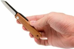 Ohta FK5 Higonokami-pocket Knife, Cherry Wood -KNIVESANDTOOLS Sales OHTA OFF FK5 SKR 07 ohta higonokami ohta off fk5 skr 07