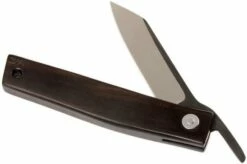 Ohta FK7 Higonokami-pocket Knife, Ebony -KNIVESANDTOOLS Sales OHTA OFF FK7 E 06 ohta higonokami ohta off fk7 e 06