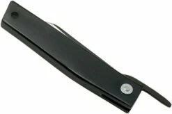 Ohta FK7 Higonokami-pocket Knife, Black Canvas Micarta -KNIVESANDTOOLS Sales OHTA OFF FK7 M B 04 ohta knives