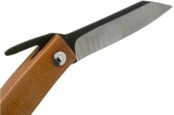 Ohta FK7 Higonokami-pocket Knife, Natural Canvas Micarta -KNIVESANDTOOLS Sales OHTA OFF FK7 M N 05 ohta knives