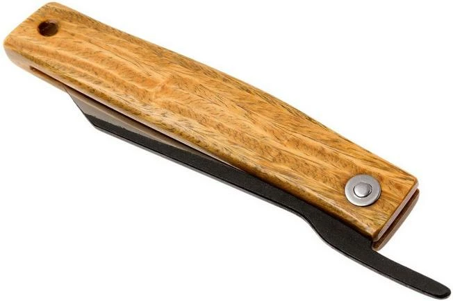 Ohta FK7 Higonokami-pocket Knife, Palo Santo Wood 5 Ohta FK7 Higonokami-pocket Knife, Palo Santo Wood - Image 3