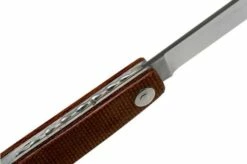 Ohta OLF SS FK Ohta Light Folder Pocket Knife, Natural Canvas Micarta -KNIVESANDTOOLS Sales OHTA OLF SS FK M N 06 ohta knives